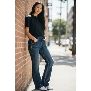 Live Hard women's Bootcut Jeans Excellent Condition Size 2